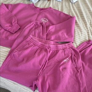 Pink Sweatshirt and Joggers Set from Old Navy